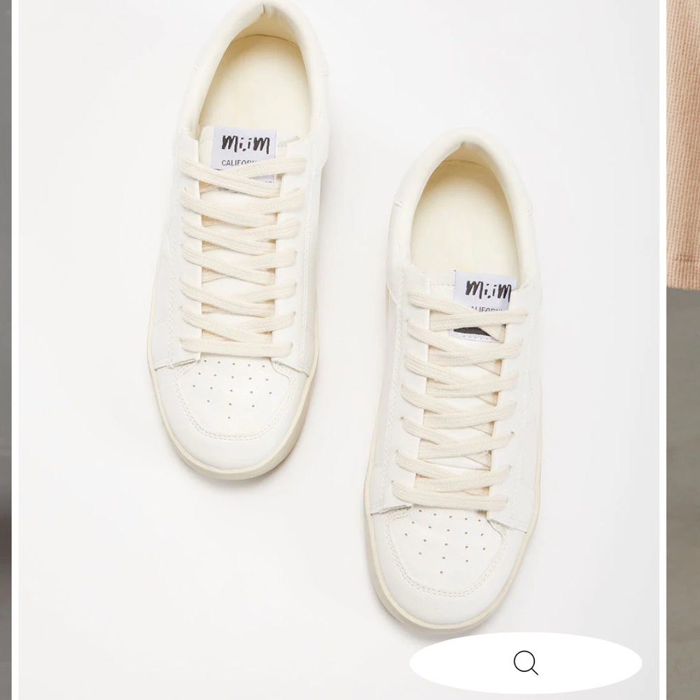 CAITLYN LACE UP SNEAKERS - WHITE - Picture 2 of 7